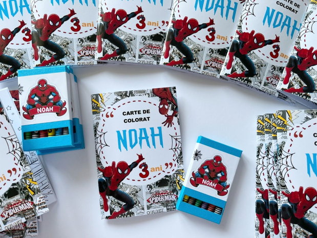 Set cadou grădiniță Spiderman