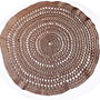 mileu bumbac crosetat manual bej inchis 30 cm