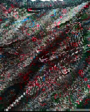 bluza verde cu arabescuri ,Tamaris , 44