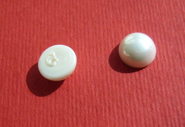 (2 bucati) Perle Mallorca cabochon 8.5x4.5 mm