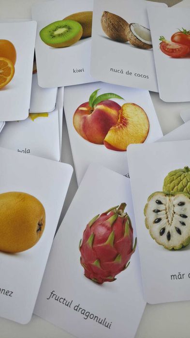 Set Educațional Montessori 50 Fructe pentru Învățare Rapidă
