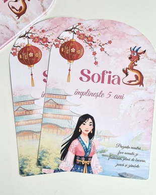 Suport decor pentru mese/farfurii transparente Mulan