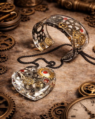 Set bijuterii steampunk 01924