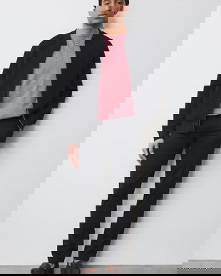 Medicine pantaloni chinos pentru bărbați, din bumbac cu elastan