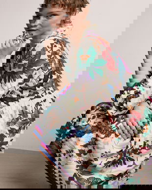 Medicine rochie oversized cu vâscoză