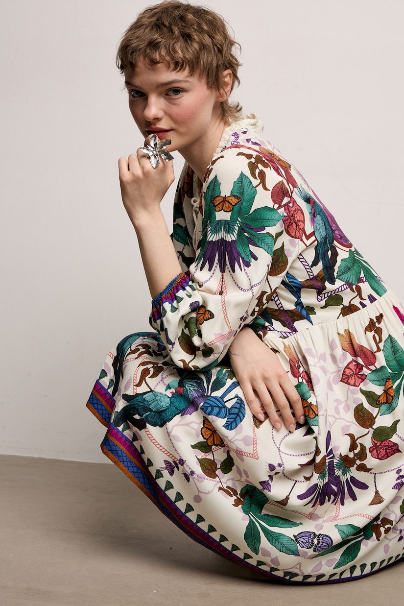 Medicine rochie oversized cu vâscoză