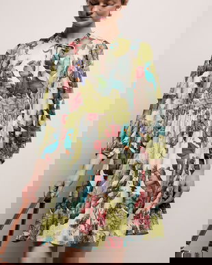 Medicine rochie oversized cu vâscoză