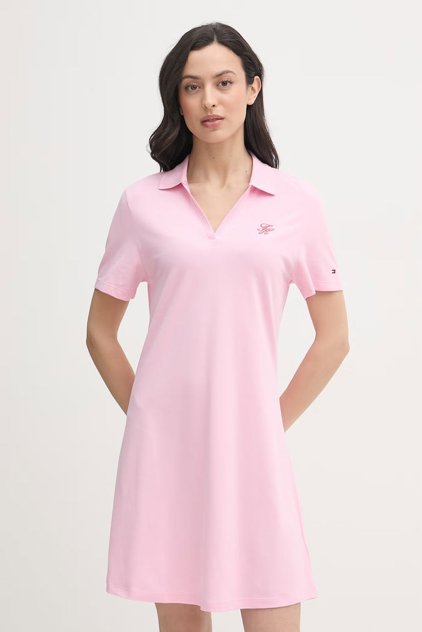 Tommy Hilfiger rochie din bumbac cu elastan