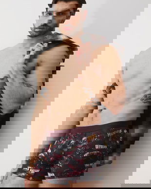 Medicine boxeri pentru bărbați, din bumbac cu elastan pachet de 2