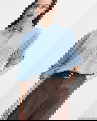 United Colors of Benetton cămașă pentru femei, din bumbac