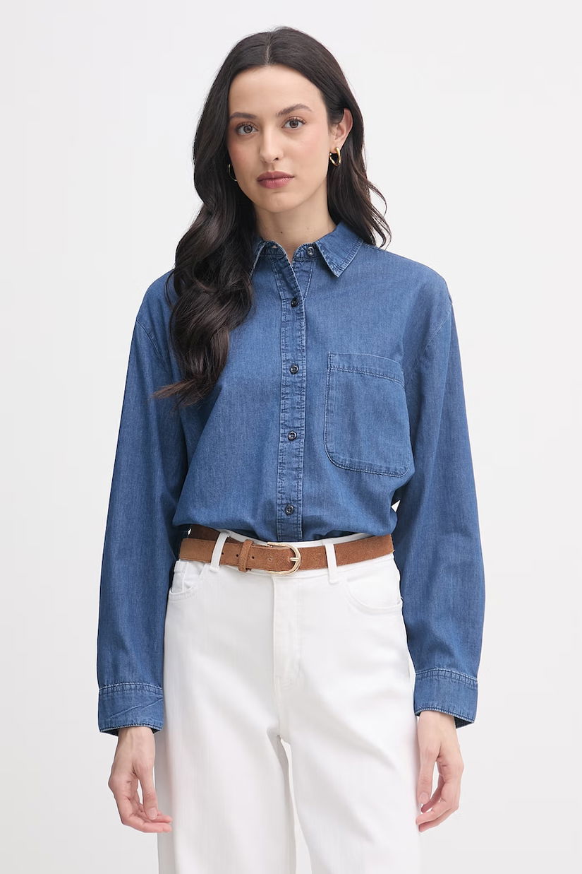 United Colors of Benetton cămașă pentru femei, din bumbac