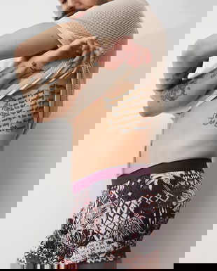 Medicine boxeri pentru bărbați, din bumbac cu elastan pachet de 2