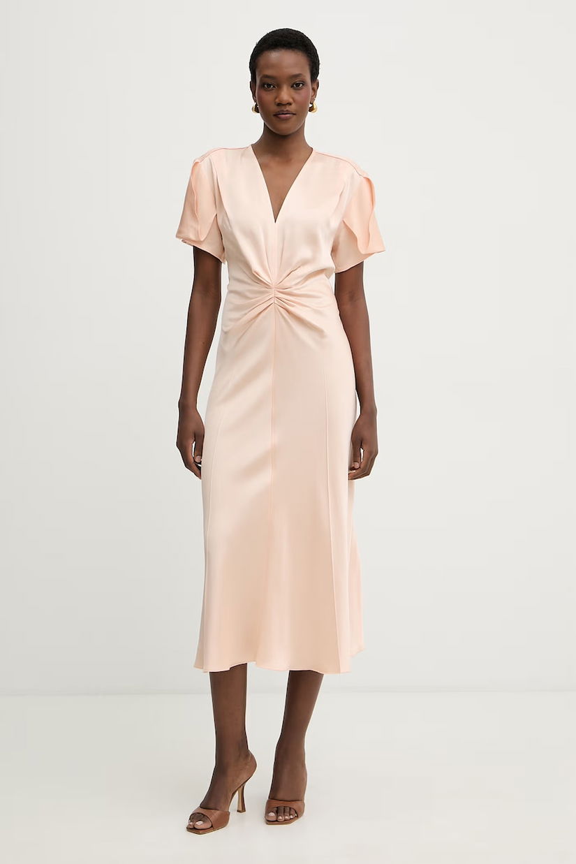 Victoria Beckham rochie lenjerie intimă cu vâscoză