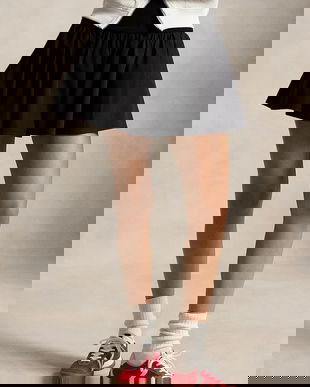 Polo Ralph Lauren fustă din bumbac POPLIN-WVN-SKIRT