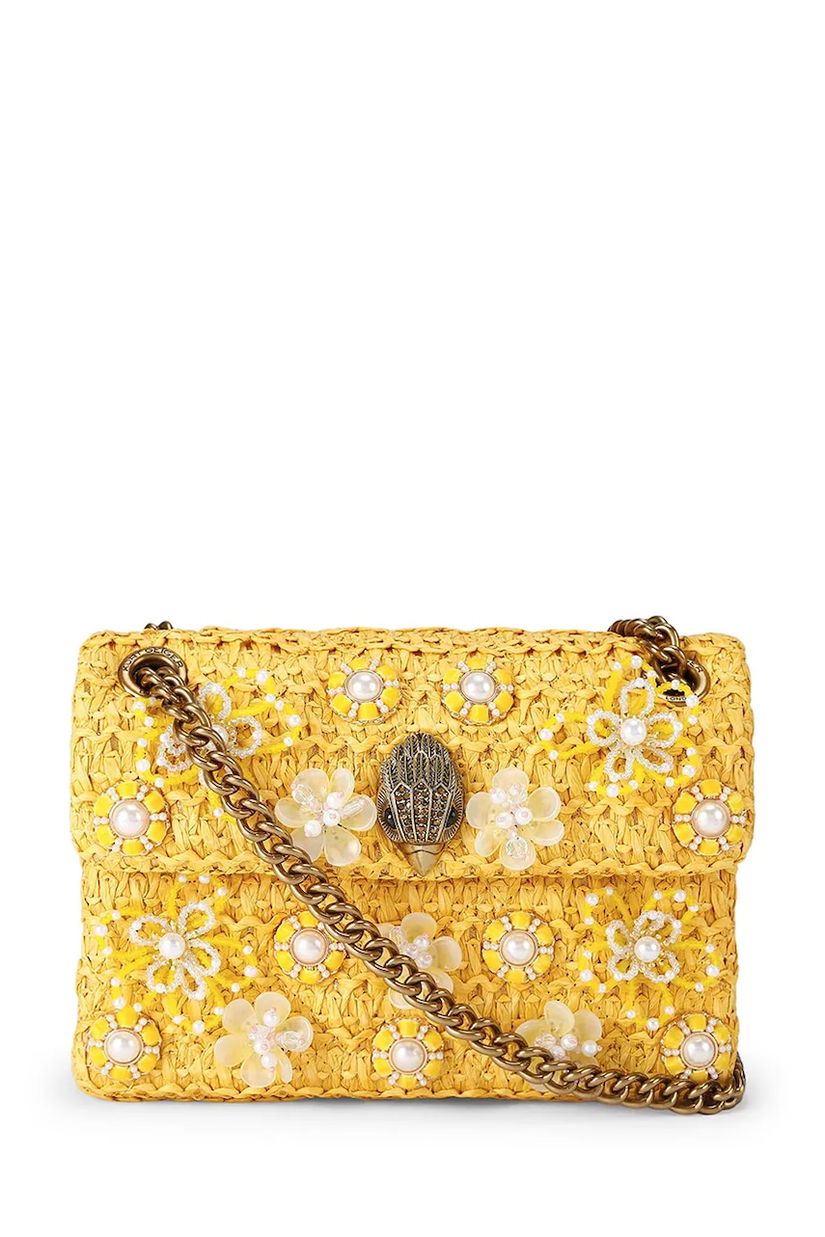Kurt Geiger London geantă crossbody pentru femei Raffia Mini Kensington