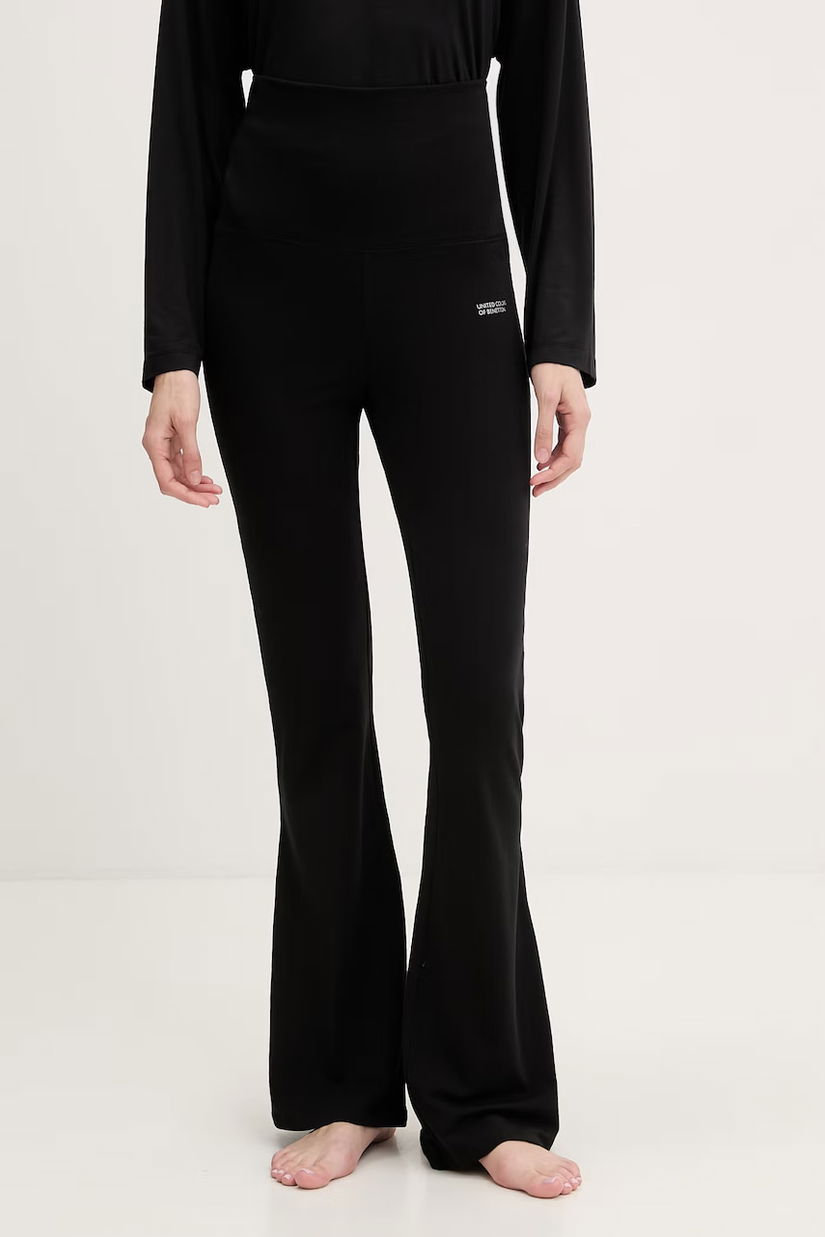 United Colors of Benetton pantaloni de pijama pentru femei, din bumbac cu elastan