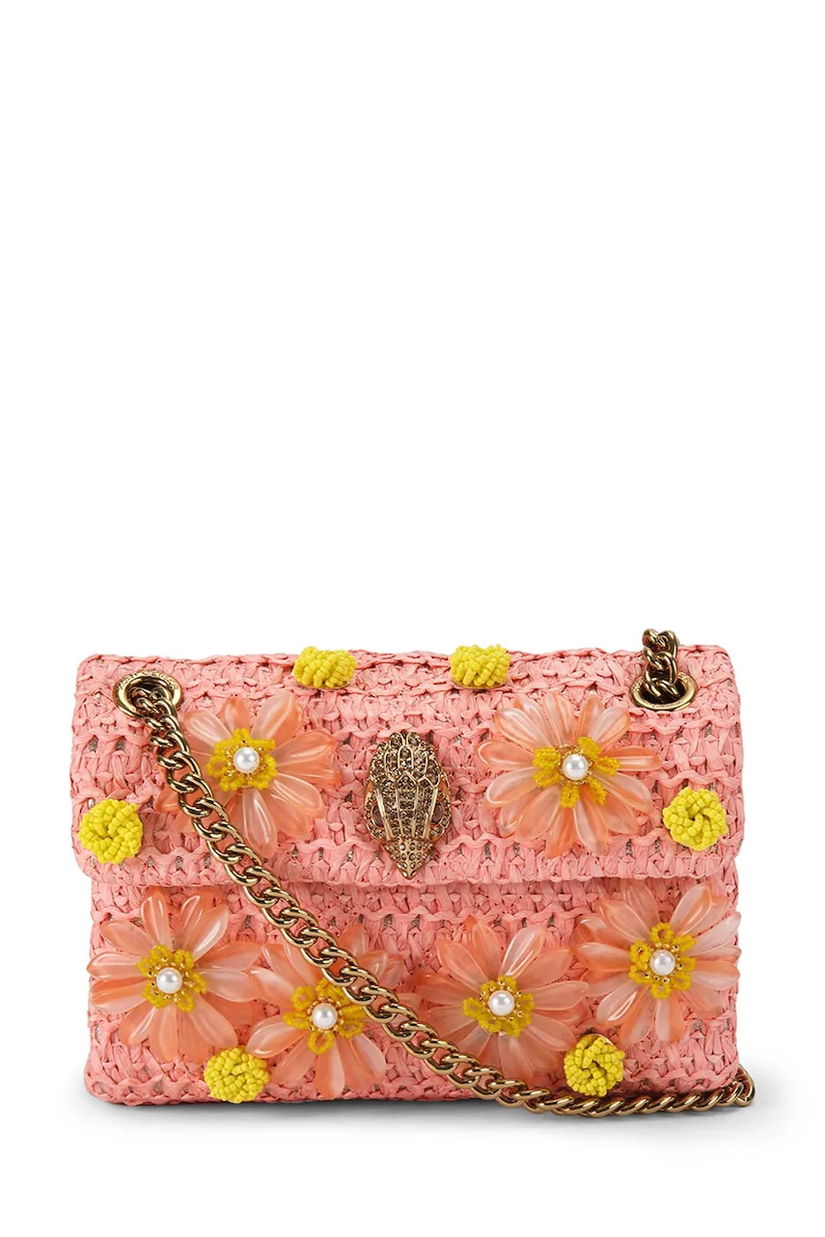 Kurt Geiger London geantă crossbody pentru femei Raffia Mini Kensington