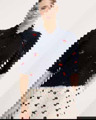 Stine Goya cardigan pentru femei, cu amestec de lână