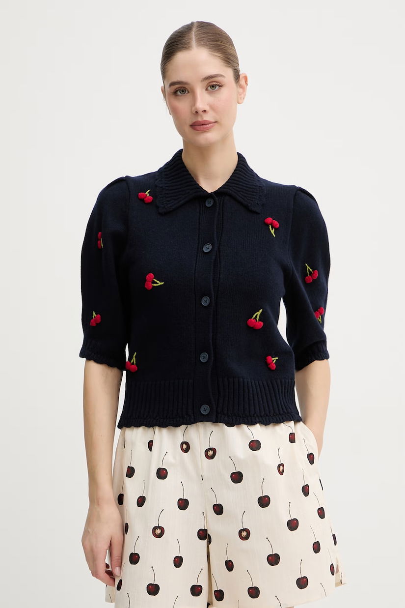 Stine Goya cardigan pentru femei, cu amestec de lână