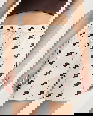 Stine Goya pantaloni scurți pentru femei, din bumbac