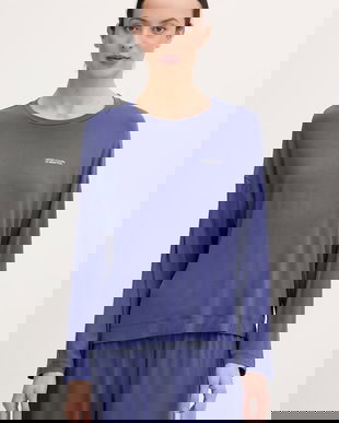 United Colors of Benetton longsleeve de pijama pentru femei, cu modal