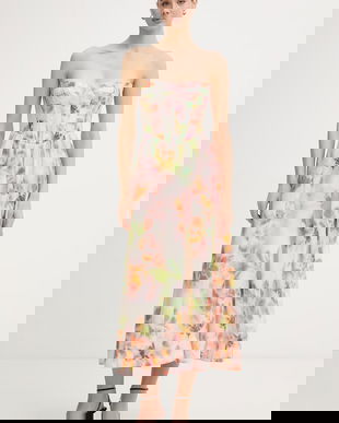 Bardot rochie de vară, cu lyocell