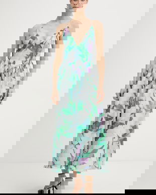 Bardot rochie cu corset, cu lyocell