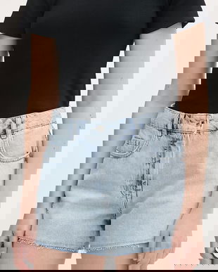 Patrizia Pepe pantaloni scurți pentru femei, din denim