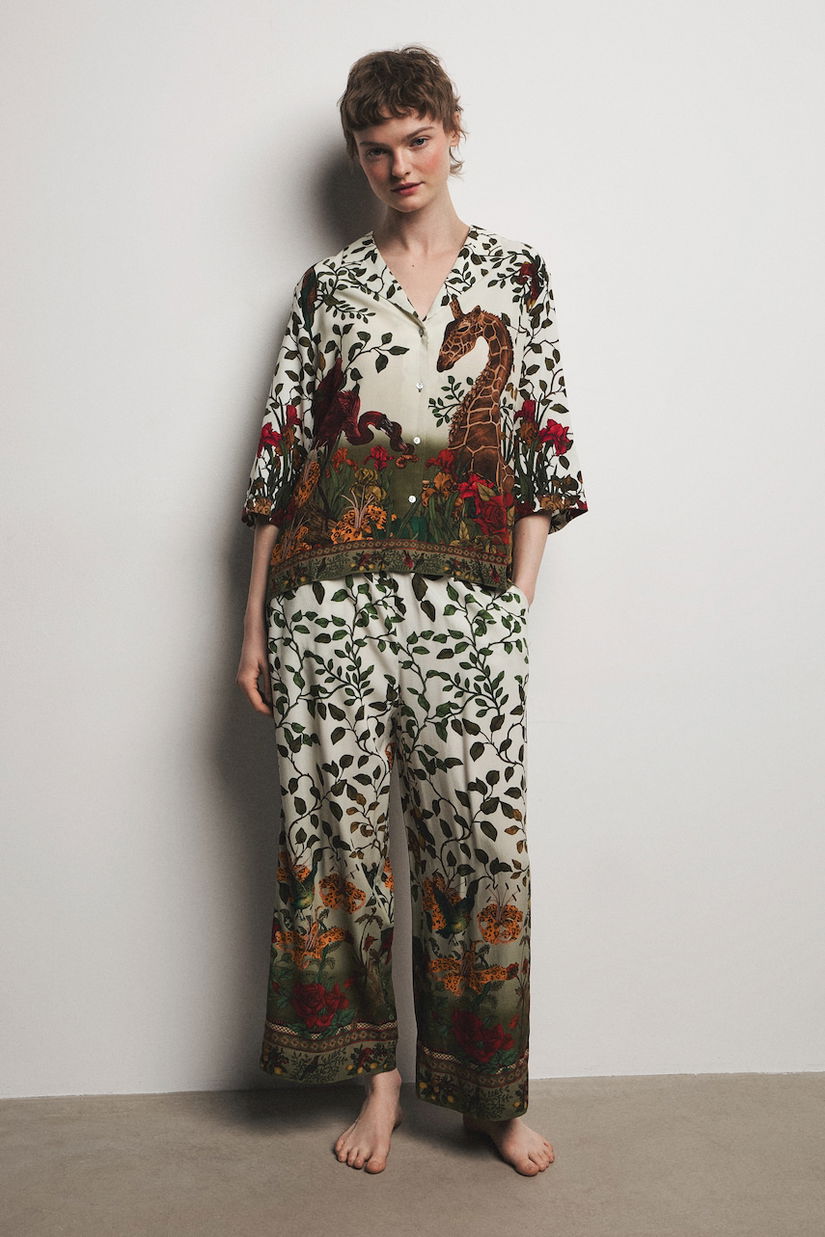 Medicine pijama pentru femei, din vâscoză