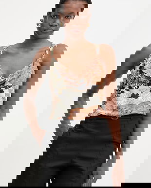 Marciano by Guess bluză cu bretele pentru femei, cu vâscoză GWENDA