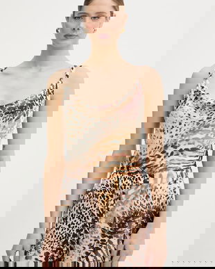 Marciano by Guess bluză cu bretele pentru femei, cu vâscoză GWENDA