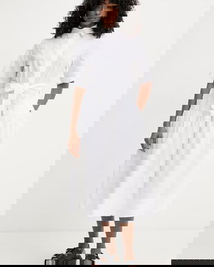 Karl Lagerfeld rochie tip cămașă din bumbac