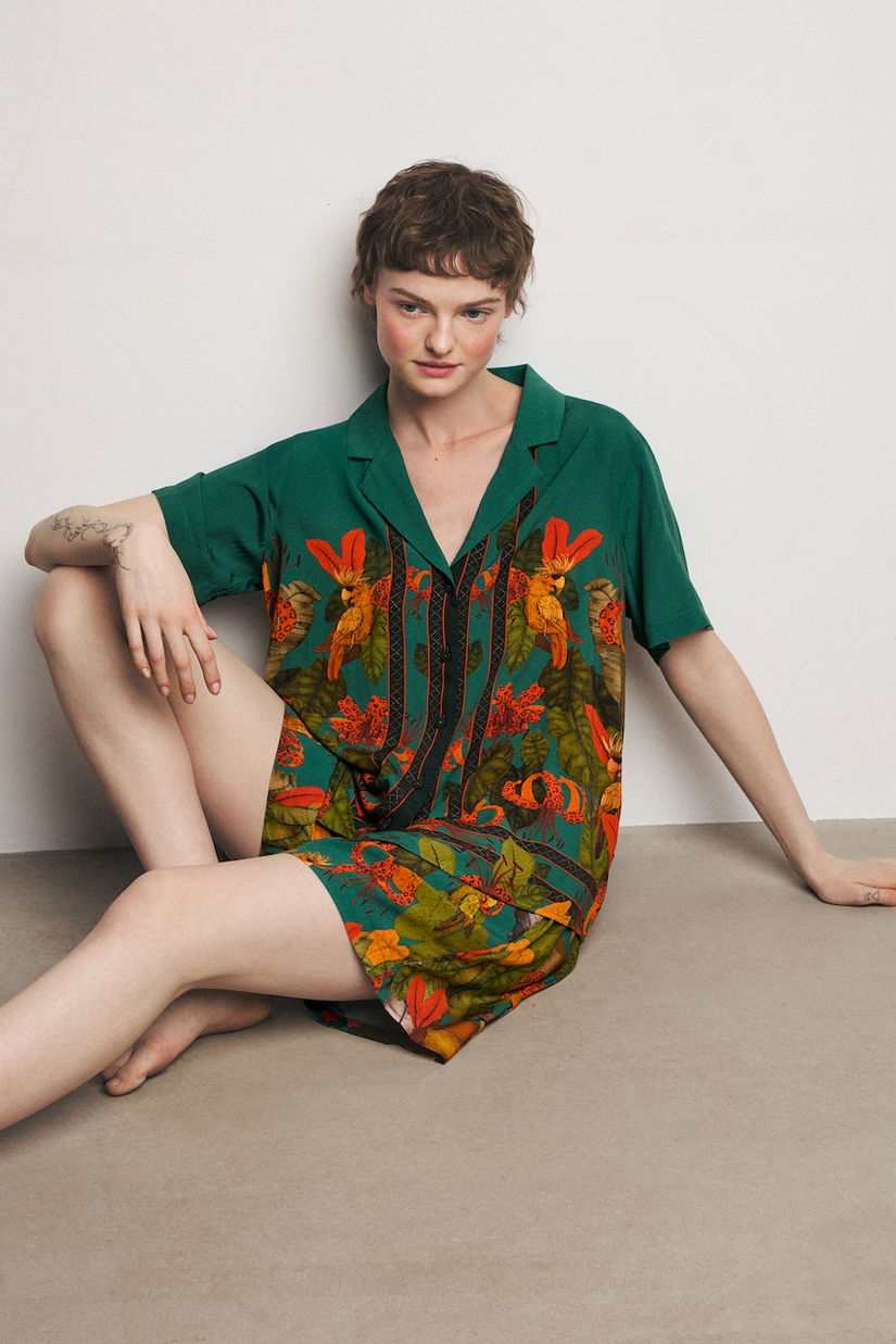 Medicine pijama pentru femei, cu vâscoză