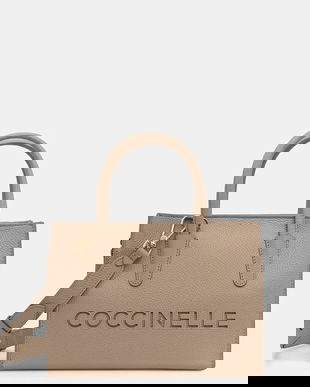 Coccinelle geantă crossbody pentru femei, din piele