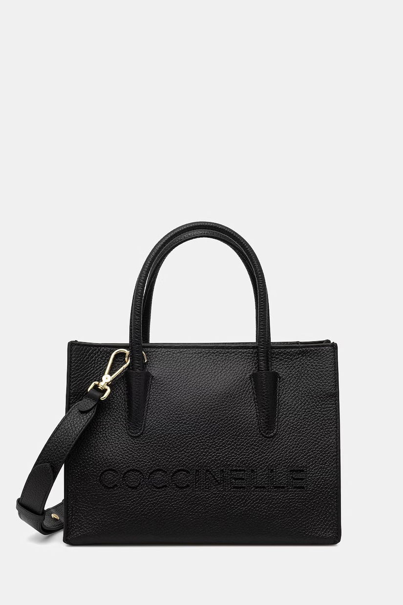 Coccinelle geantă crossbody pentru femei, din piele