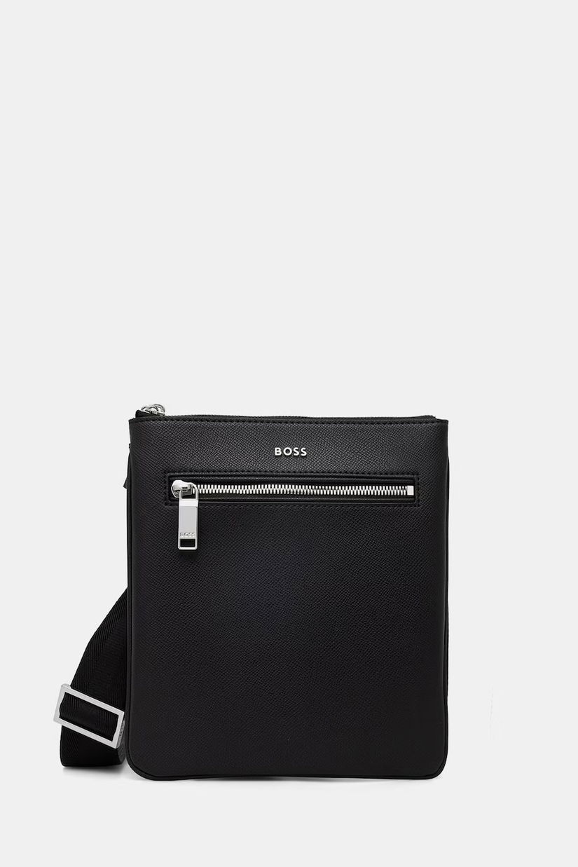 BOSS borsetă de umăr pentru bărbați, din piele