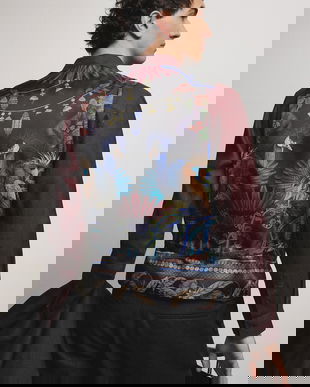 Medicine vestă cu un singur rând de nasturi pentru bărbați, cu amestec de lână