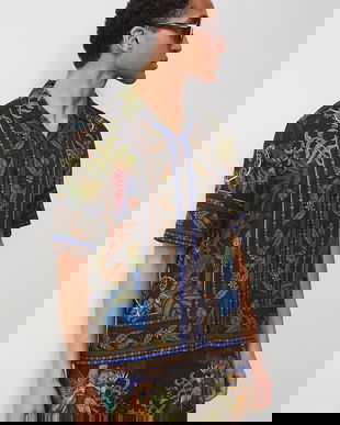 Medicine cămașă pentru bărbați, cu adaos de in