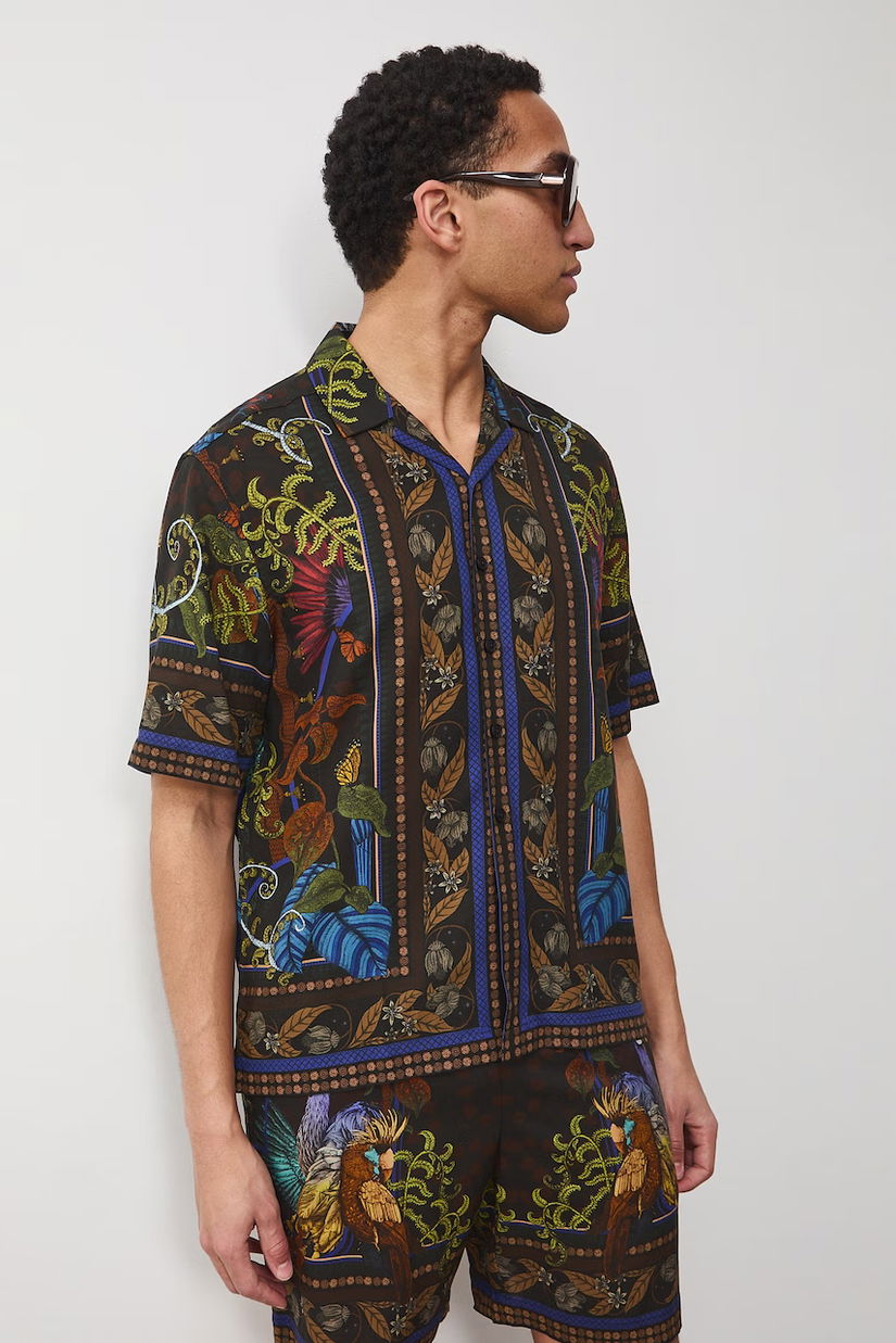 Medicine cămașă pentru bărbați, cu adaos de in