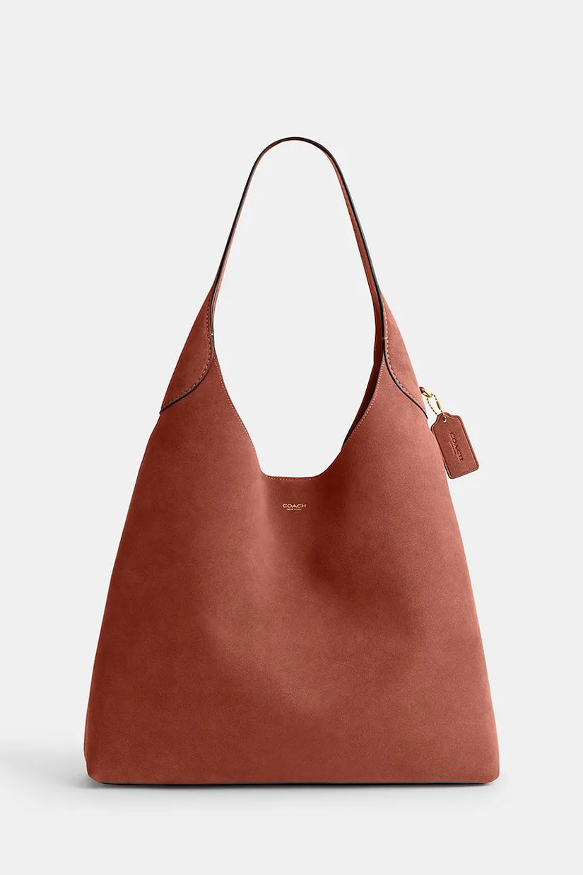 Coach geantă shopper pentru femei, din piele întoarsă Suade Brooklyn Shoulder Bag 39