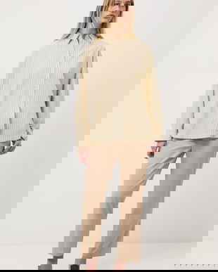 Medicine pantaloni chinos pentru femei, din bumbac cu elastan