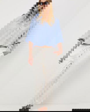 Medicine pantaloni chinos de damă din bumbac cu elastan