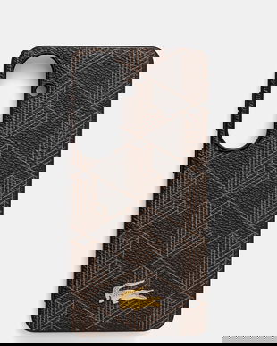 Lacoste carcasă de telefon cu imitație de piele Samsung Galaxy S26