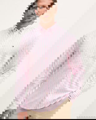 Tommy Hilfiger cămașă pentru bărbați, din bumbac