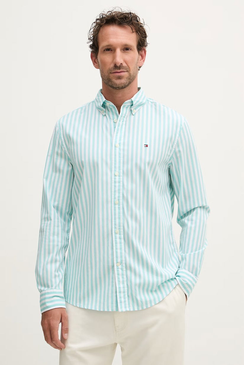 Tommy Hilfiger cămașă pentru bărbați, din bumbac