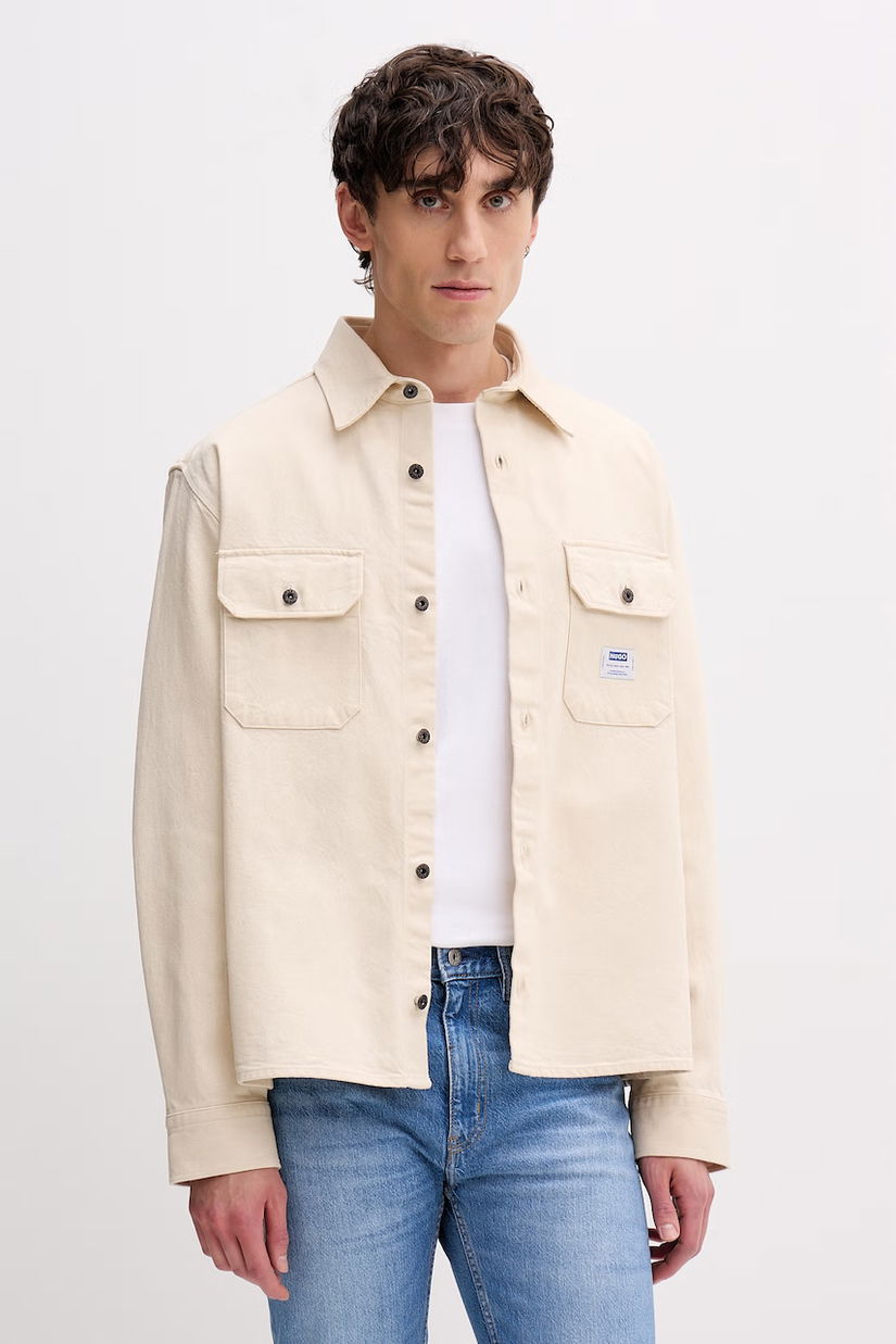 HUGO Blue cămașă pentru bărbați, din denim Ekynone