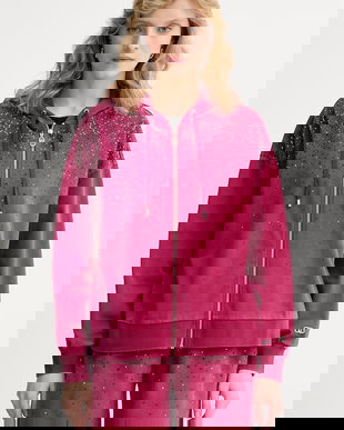 Liu Jo hanorac cu glugă pentru femei, din bumbac