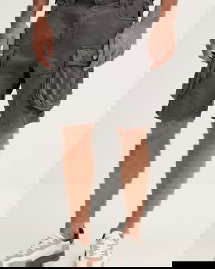 Alpha Industries pantaloni scurți cargo pentru bărbați, din bumbac Canvas Cargo Short