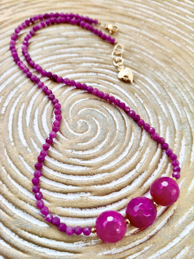 Colier CHOKER radacina de Rubin