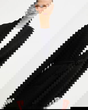 Armani Exchange cardigan din amestec de lână